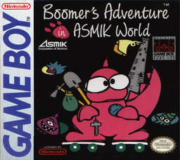Asmik-kun World box art for GameBoy